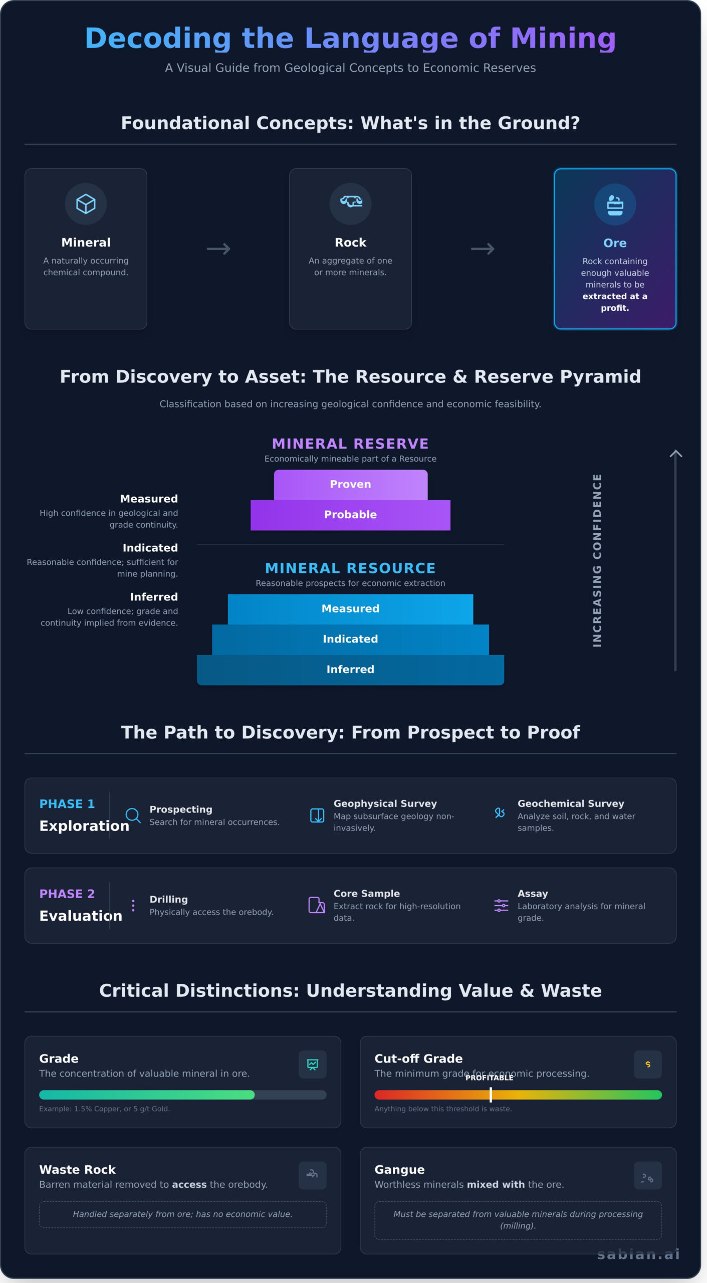 A Glossary of Mining Terminology: From Adit to Zone of Accumulation